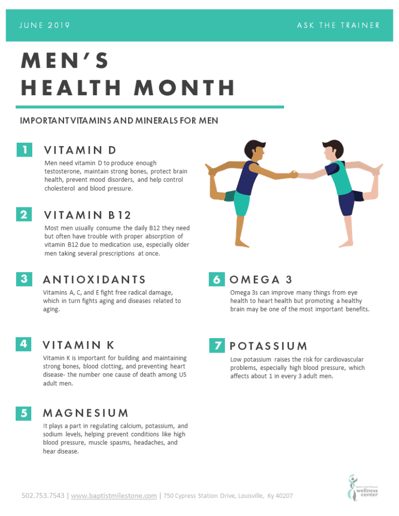 Essential Vitamins And Minerals For Mens Health Essential Vitamins And Minerals For Mens Health