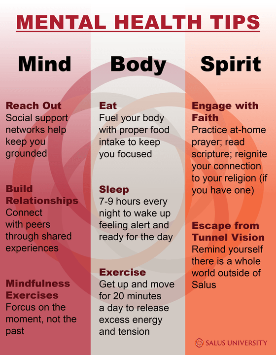 Mental Health Tips For A Healthy Mind