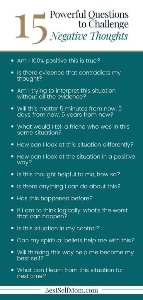 Overcoming Negative Thought Patterns And Self-talk