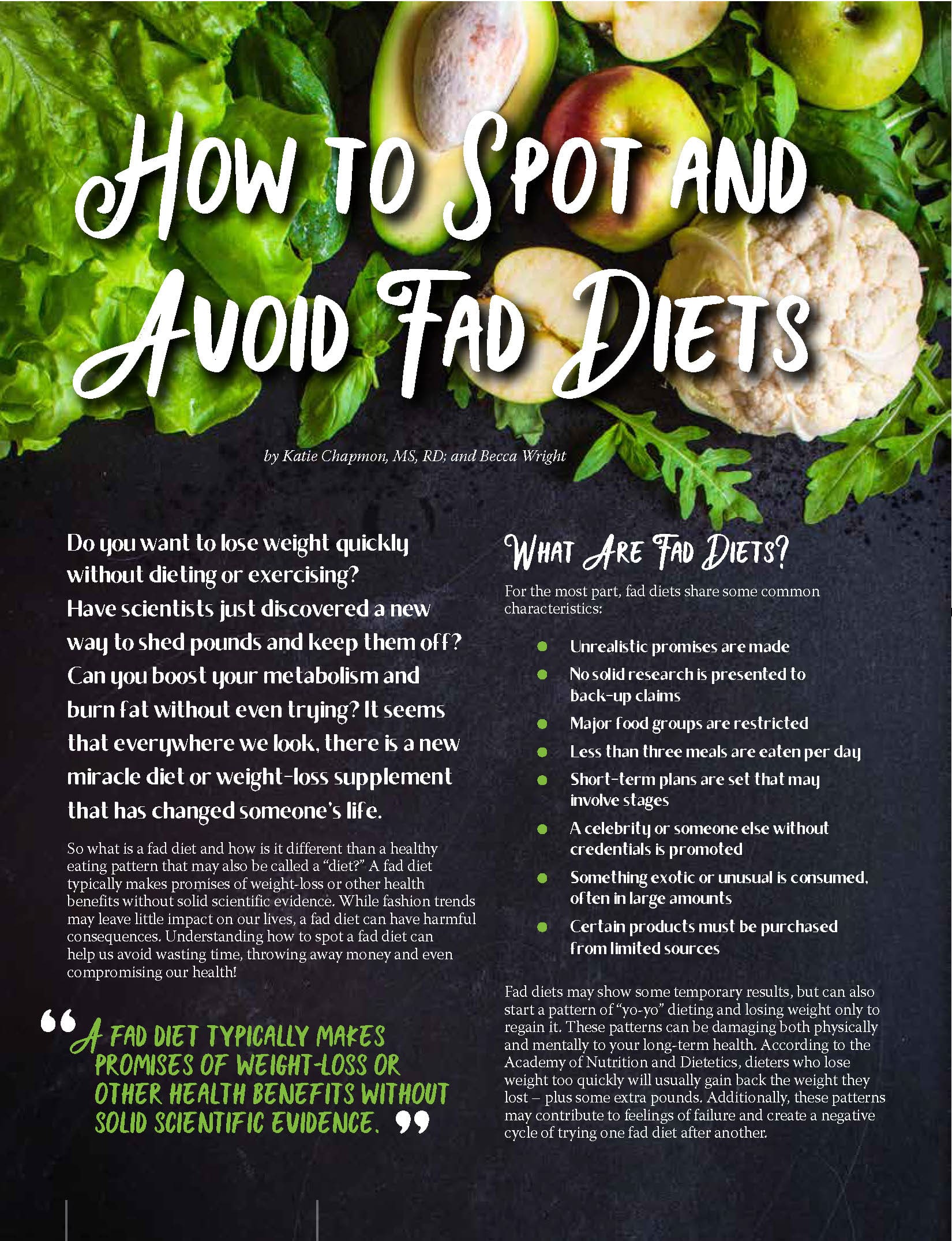 The Truth About Fad Diets: What You Should Know