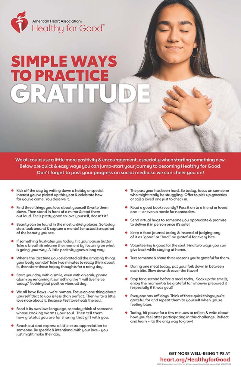 Ways To Practice Gratitude For Mental Well-being