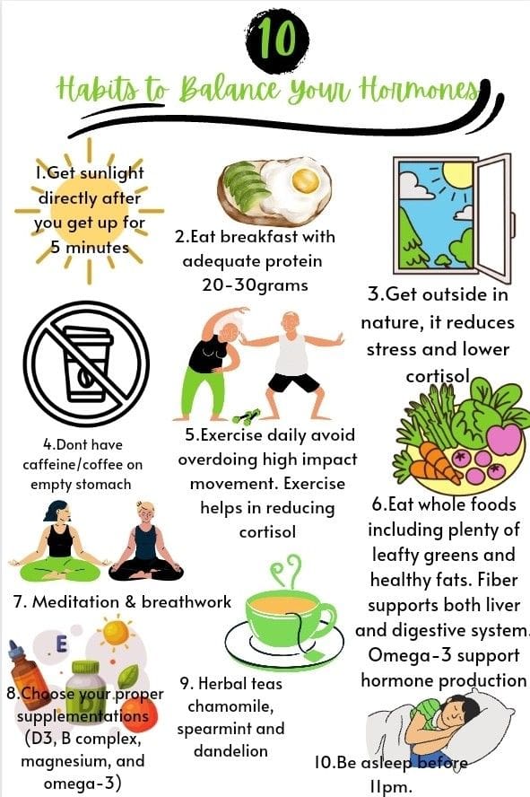 10 Tips For Balancing Hormones Naturally