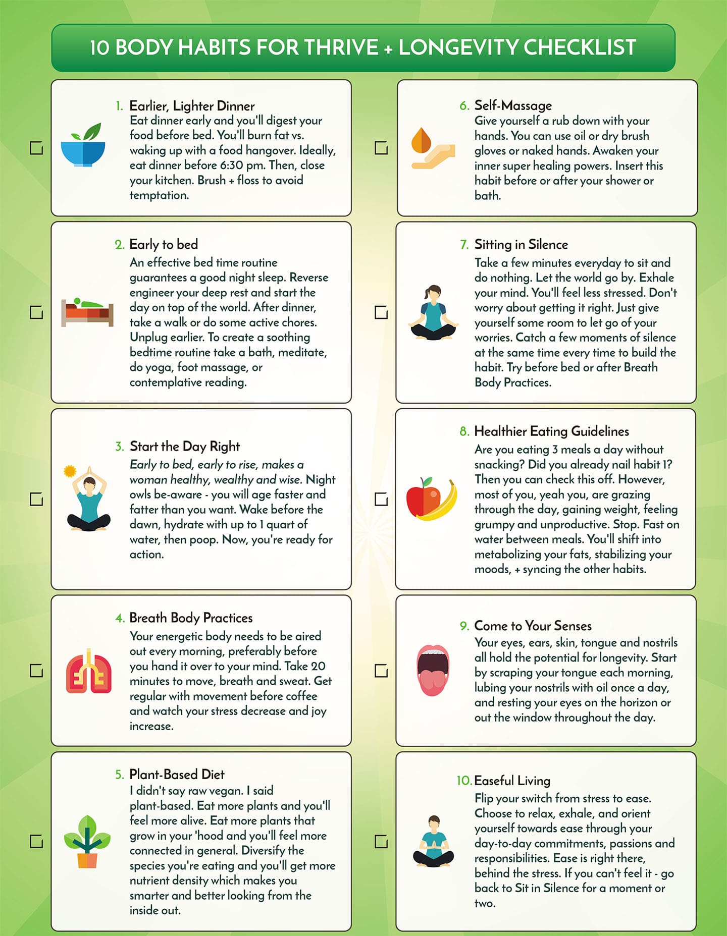 10 Essential Daily Habits For Preventive Health