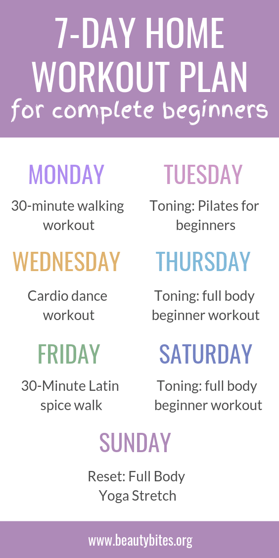 The 7-Day Workout Challenge For Beginners