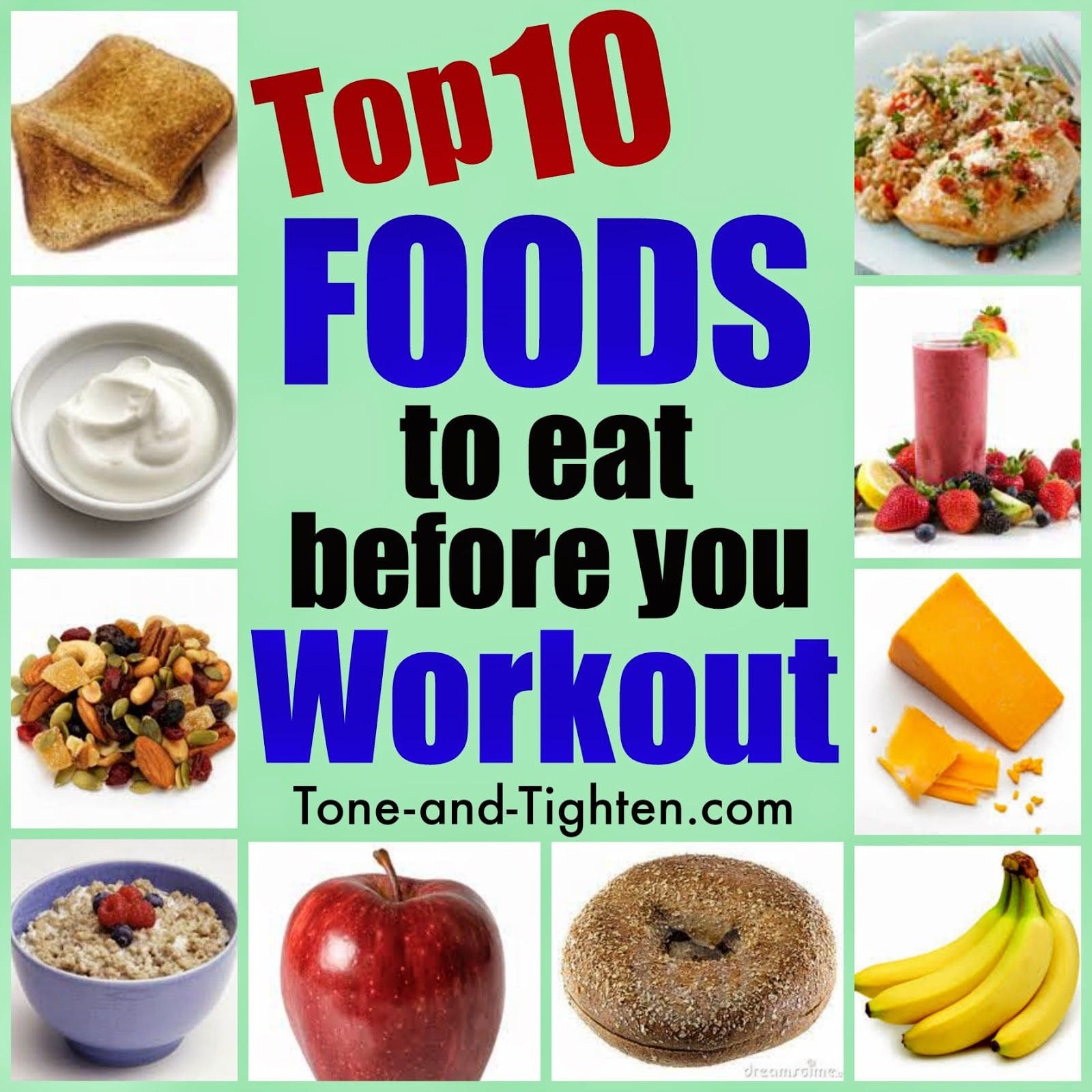 The Top 10 Foods To Eat Before A Workout